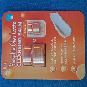 Purlisse Pumpkin Chai Latte Cleansing Balm Set New